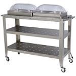 Broilking Grand Size Mobile Buffet Warming Cart