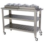 Broilking Grand Size Mobile Buffet Warming Cart