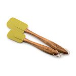 "Paula Deen 2-Piece Silicone Spatula Set, 10"" & 13"" (Green)"
