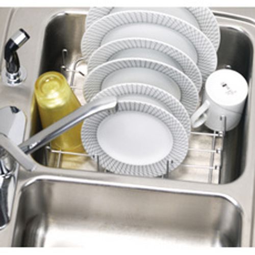 Grayline Housewares Dish Drainer-Platinum