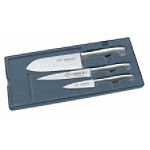 Click here to buy Mundial Future Fully Forged Cutlery 3 Piece Starter Set by Mundial USA.