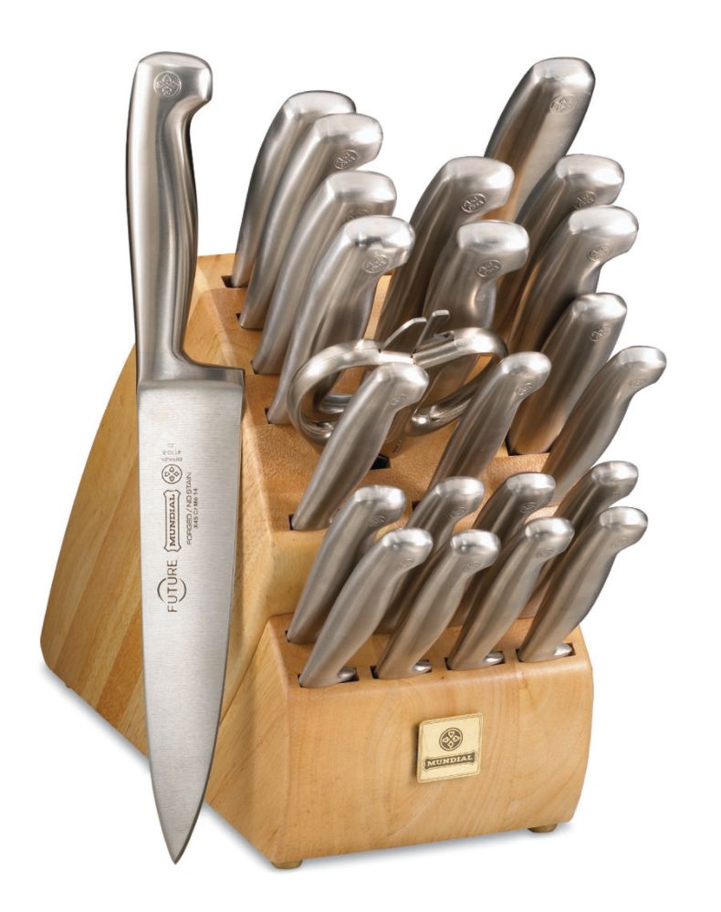 Mundial Future Fully Forged Cutlery 24 Piece Block Set