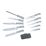 Click here to buy Mundial Future Fully Forged Cutlery 11 Piece Executive Chef's Set by Mundial USA.