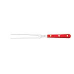 Mundial 5100 Series Red Fully Forged Cutlery Carving Fork - Straight Tines