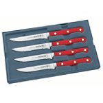 Mundial 5100 Series Red Fully Forged Cutlery 4 Piece 4