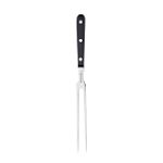 Mundial 5100 Series Black Fully Forged Cutlery Carving Fork - Straight Tines