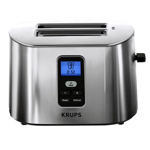 Krups 2 Slice Stainless Digital Toaster - TT6190 Best Price