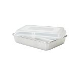 Nordic Ware The Naturals Uncoated Commercial Aluminum Baker's Cake Pan with Lid
