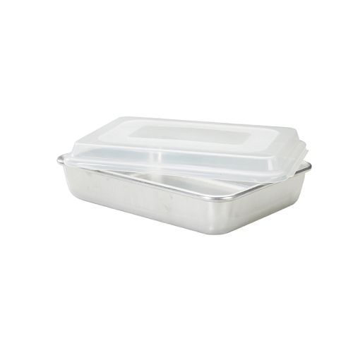 Nordic Ware The Naturals Uncoated Commercial Aluminum Baker's Cake Pan with Lid - 46603 Best Price