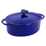 Click here to buy Rachael Ray 3.5 qt Covered Oval Casserole, Blue.