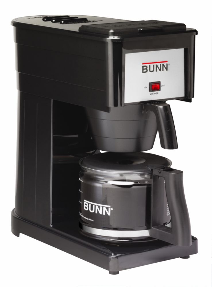 Bunn Basic 10-Cup Home Pourover Coffee Brewer, Black