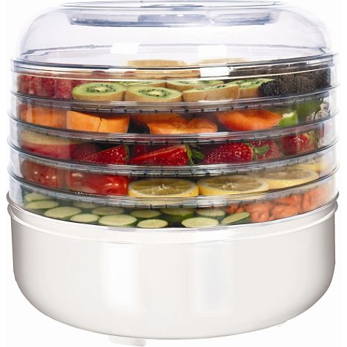 Ronco 5-Tray Electric Food Dehydrator  White - FD1005WHGEN Best Price