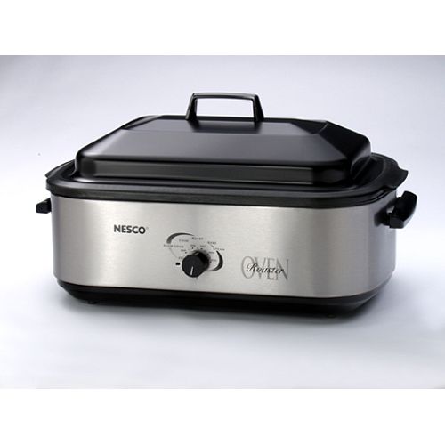 Nesco 18 Quart Roaster Oven - Stainless Steel - Non-Stick Cookwell - 4808-25-30PR Best Price
