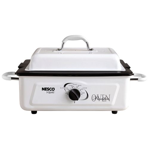 Nesco 5 Quart Roaster Oven - White - Non-Stick Cookwell - 4805-14-30 Best Price