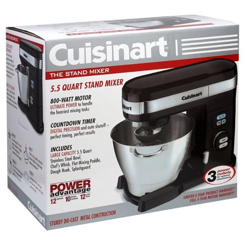 Cuisinart Stand Mixer  5.5 Quart  1 mixer - SM-55BK Best Price