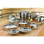 Cuisinart 17-Piece Chef's Classic Cookware Set