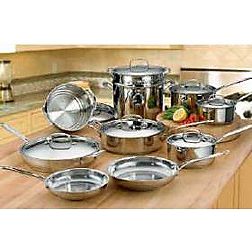 Cuisinart 17-Piece Chef's Classic Cookware Set