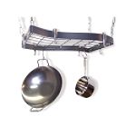Concept Housewares Anthracite Grey Wave Ceiling Rack