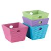 Small Square Bright Foam Bins