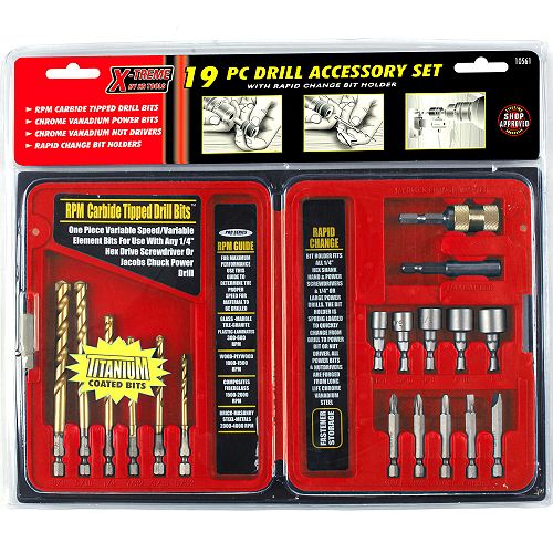 Xtreme 19 Pc. RPM Drill Bit Set - 10561 Best Price