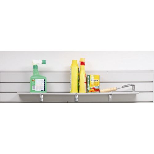 Garagemaid 36 Slat Wall Shelf with Brackets - GM36SHELFX Best Price