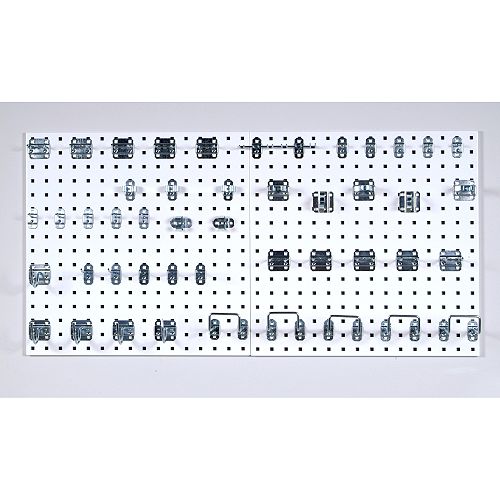 LocBoard Industrial grade steel square hole pegboard and heavy duty locking pegboard ho - LB1-Kit Best Price