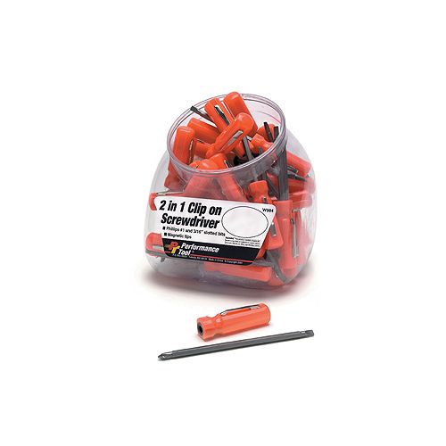 WILMAR 30 Piece 2 in 1 Screwdriver Fish Bowl Merchandiser - WLMW984 Best Price
