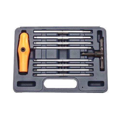 Vim Products 10Pcs Extra Long SAE Ball Hex Ratcheting T-Handle Set - VIMBHI100 Best Price
