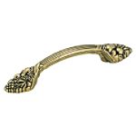 Amerock Natural Elegant Fruit Pull 3 in Centers Burnished Brass