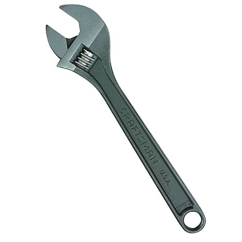 Craftsman 8 in. Adjustable Wrench, Black Oxide