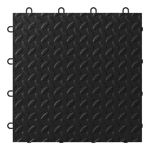 Gladiator Black Tile Flooring - 24 pack - GAFT24TTTB Best Price