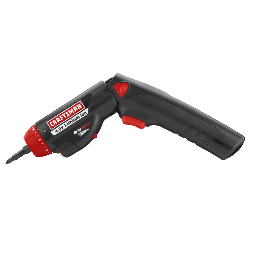 Craftsman 4.0 volt Lithium Cordless Screwdriver with Integrated Worklight & 21 Bits