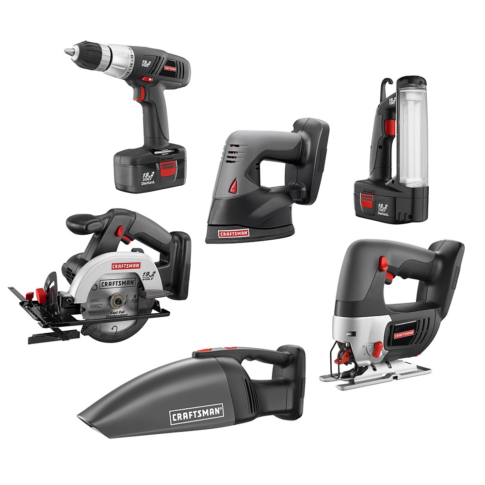 Craftsman power best sale tool set 19.2