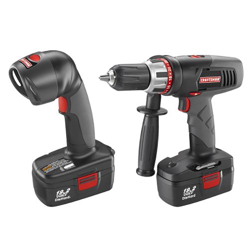 Craftsman C3 19.2 volt DieHard Cordless Drill Driver with Light