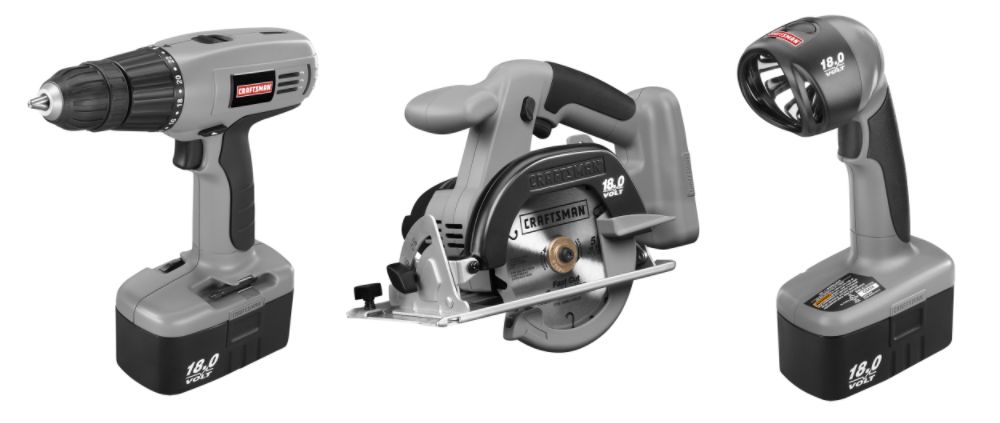 Craftsman 18.0V 3 Pc. Drill/Saw/Worklight Combo