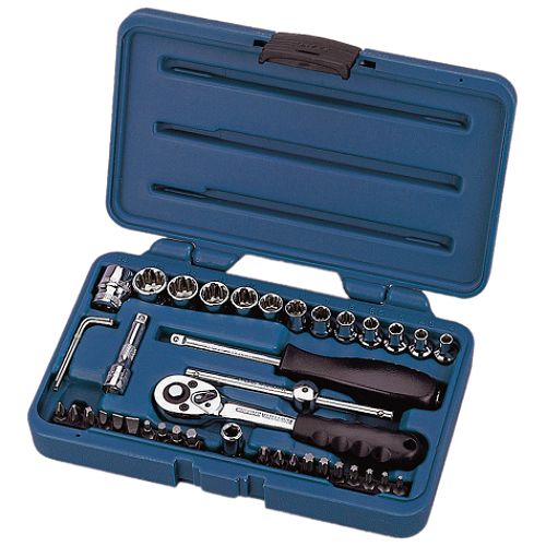 Industro 41pc 1/4 Drive Patented Socket Set - 00395 Best Price