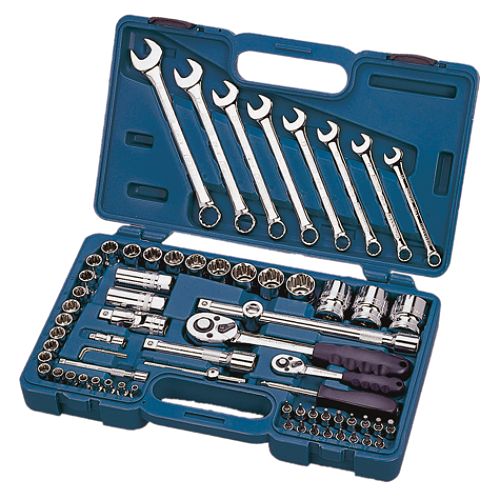 Industro 68pc 1/4 and 1/2 Drive Patented Socket and Combination Wrench Set - 00401 Best Price