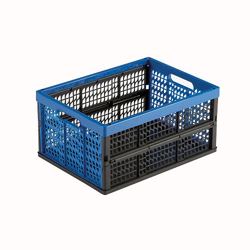 KIS 34 Quart Collapsible Crate - FG008804BNBK Best Price
