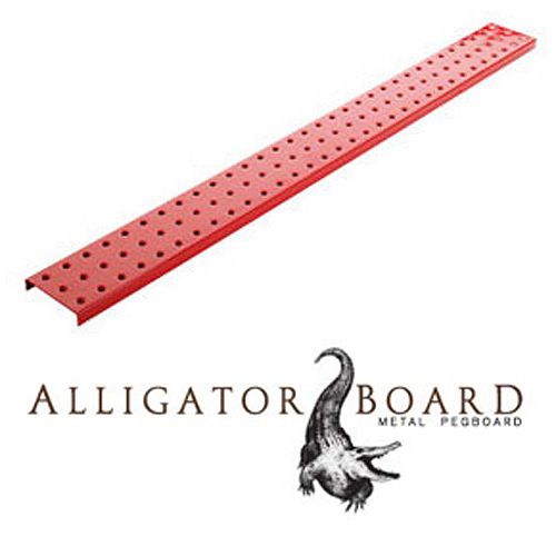 Alligator 3 x 32 Red Alligator Metal Pegboard Strips (2) - ALGBRD3X32REDS Best Price