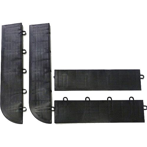 Sport Court Male and Female 3 Edge with Corner  Black - 4 pack - 63043 Best Price