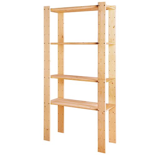 Stor 4 Shelf Pine Shelving - 4S12 Best Price