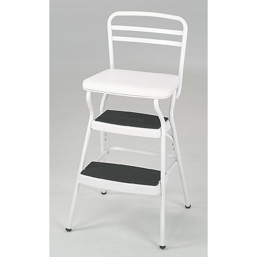 Cosco Home and Office Products Chair/Step Stool - 11130WHT Best Price