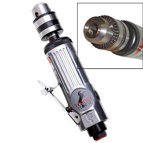 Trademark Pneumatic 3 8-in. High Speed In-Line Drill - Mechanic Drill - TH656