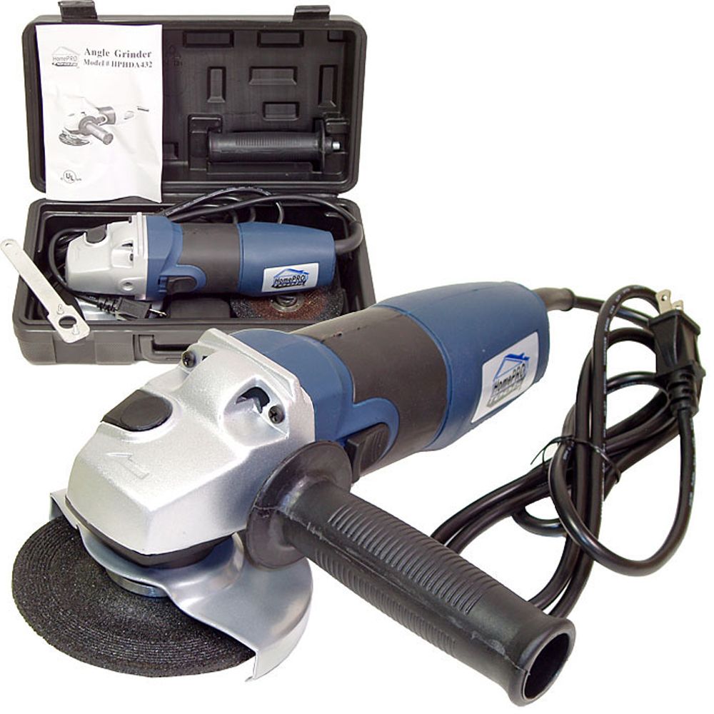 Trademark Power Tool Angle Grinder with Case
