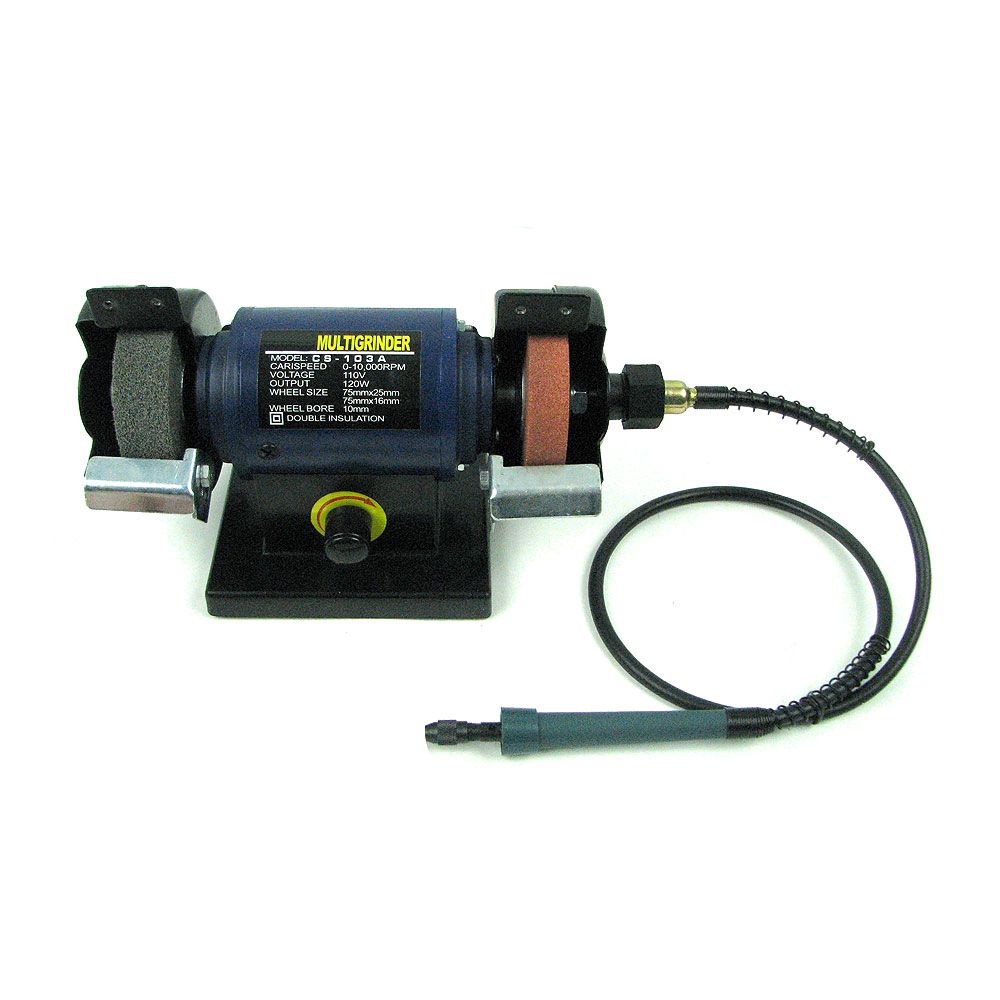 Trademark Multitasking Bench Grinder 31 in. Flexible Dremel Attachment
