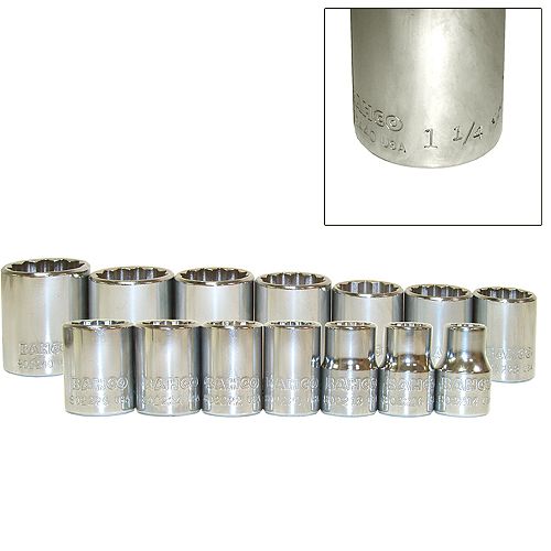 Bahco 805214 14 pc 1/2in. 12pt. Drive Std. Sockets Best Price