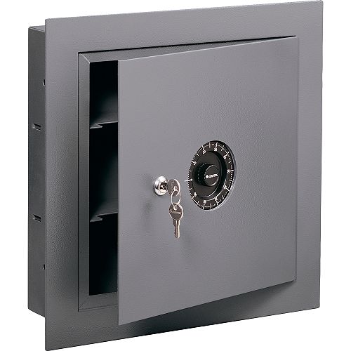 Sentry 7150 Dual Protection Wall Safe  670 Cubic Inches  Gray Best Price