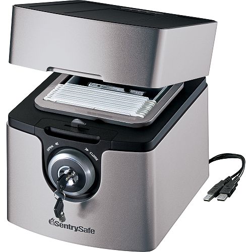 Sentry Safe USB Connected Hard-Drive/DVD/CD Fire-Resistant  Waterproof Chest - QA0121 Best Price