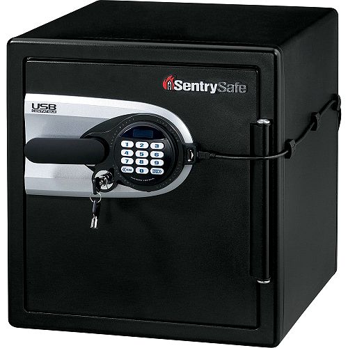Sentry Safe USB Connected Hard-Drive/DVD/CD Fire-Resistant  Water-Resistant Safe - QE4531 Best Price