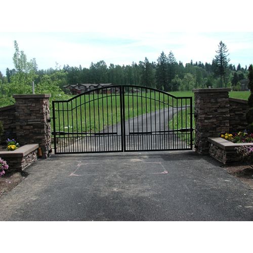 Mighty Mule Biscayne 16 Double Leaf Driveway Gate - G2716-KIT Best Price